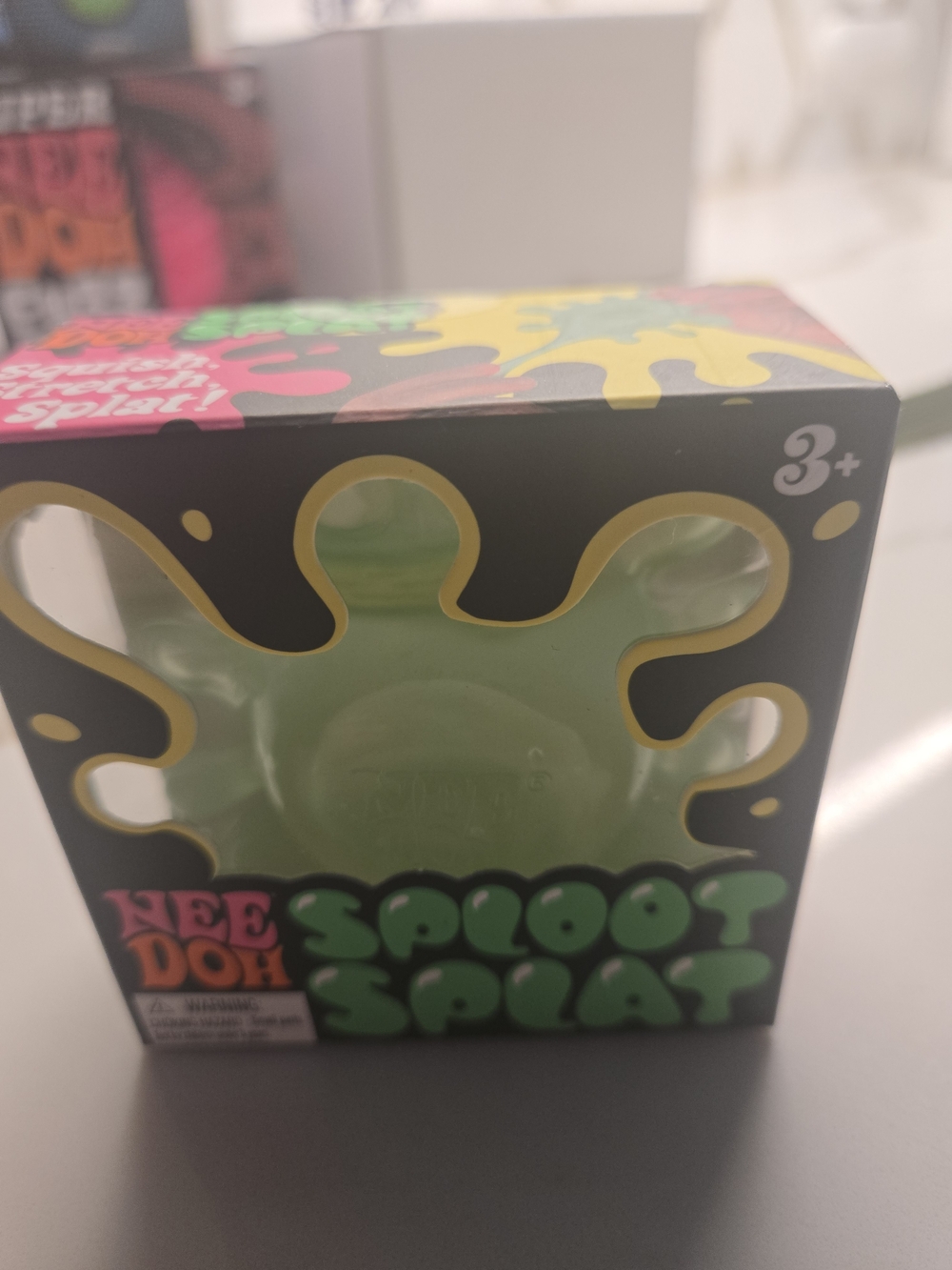 Nee Doh Sploot Splat Kids Squishy Toy - Light Green